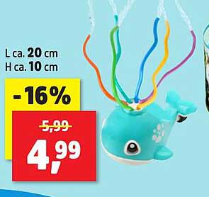 Wasser-Spielzeug Wal mit lustigen Spritzschläuchen