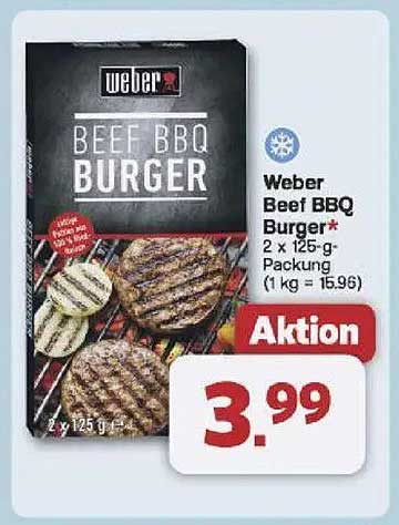 Weber Beef BBQ Burger* 2 x 125 g