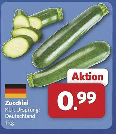 Zucchini Kl. I, Ursprung Deutschland 1 kg