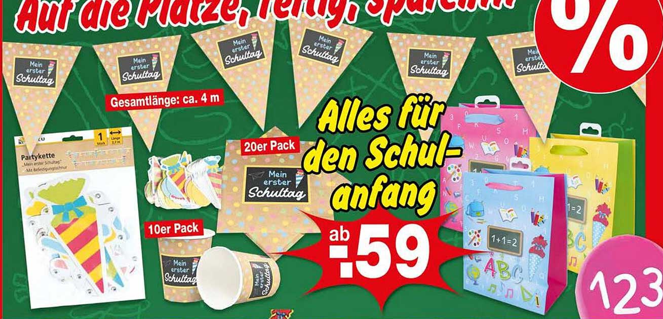 Alles für den Schulanfang