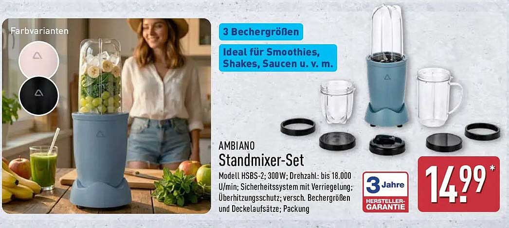 AMBIANO Standmixer-Set