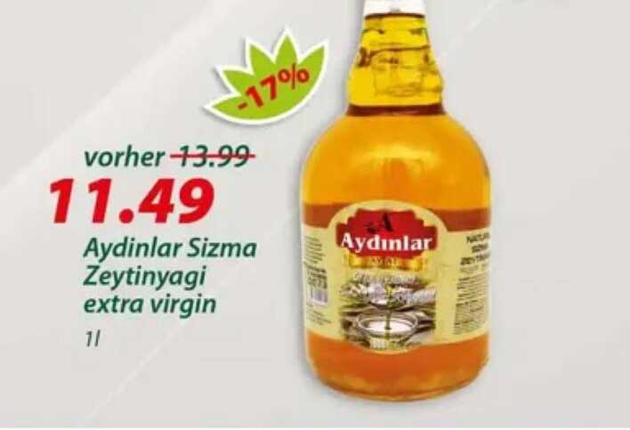 Aydinlar Sizma Zeytinyagi extra virgin 1l