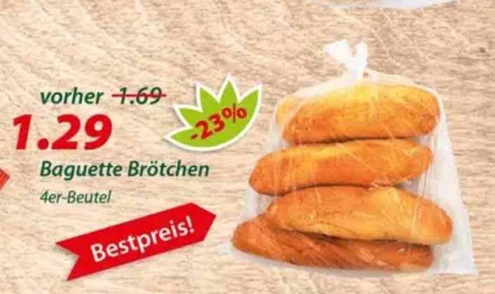Baguette Brötchen 4er-Beutel
