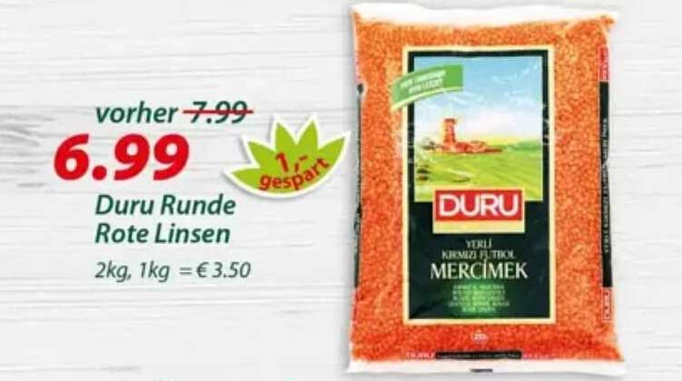 Duru Runde Rote Linsen