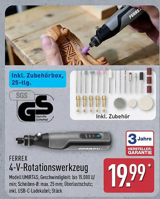 FERREX 4-V-Rotationswerkzeug