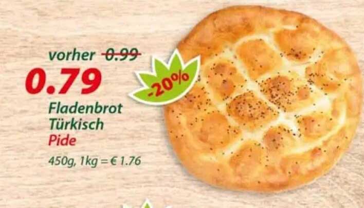 Fladenbrot Türkisch Pide