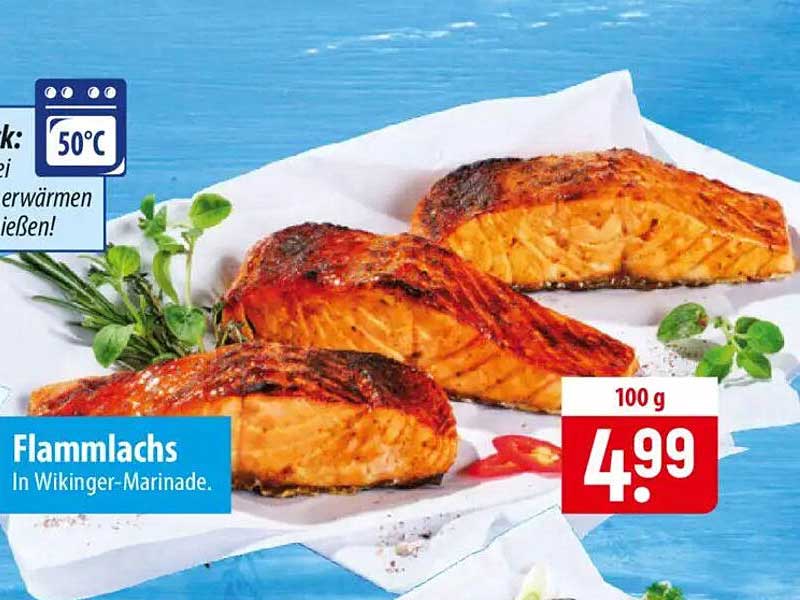 Flammlachs In Wikinger-Marinade.