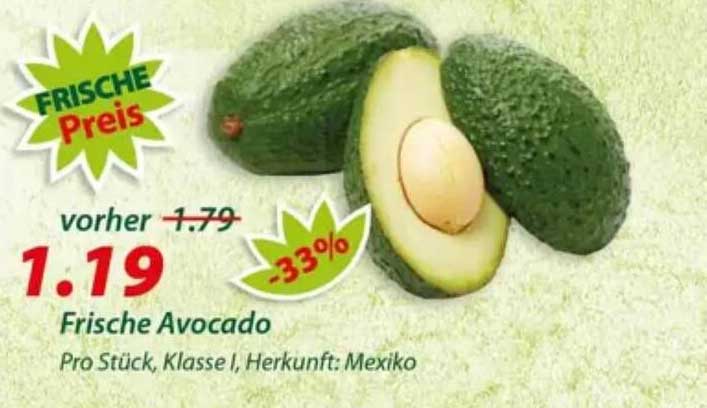 Frische Avocado