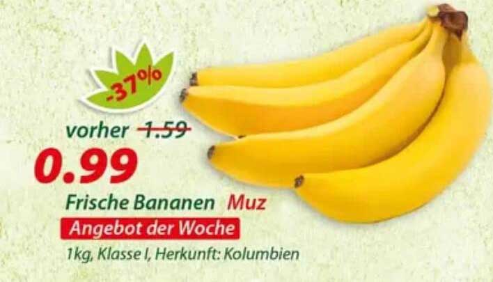Frische Bananen Muz