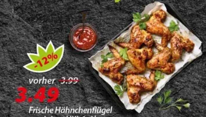 Frische Hähnchenflügel