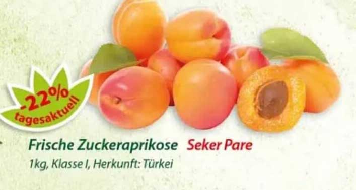 Frische Zuckeraprikose Seker Pare