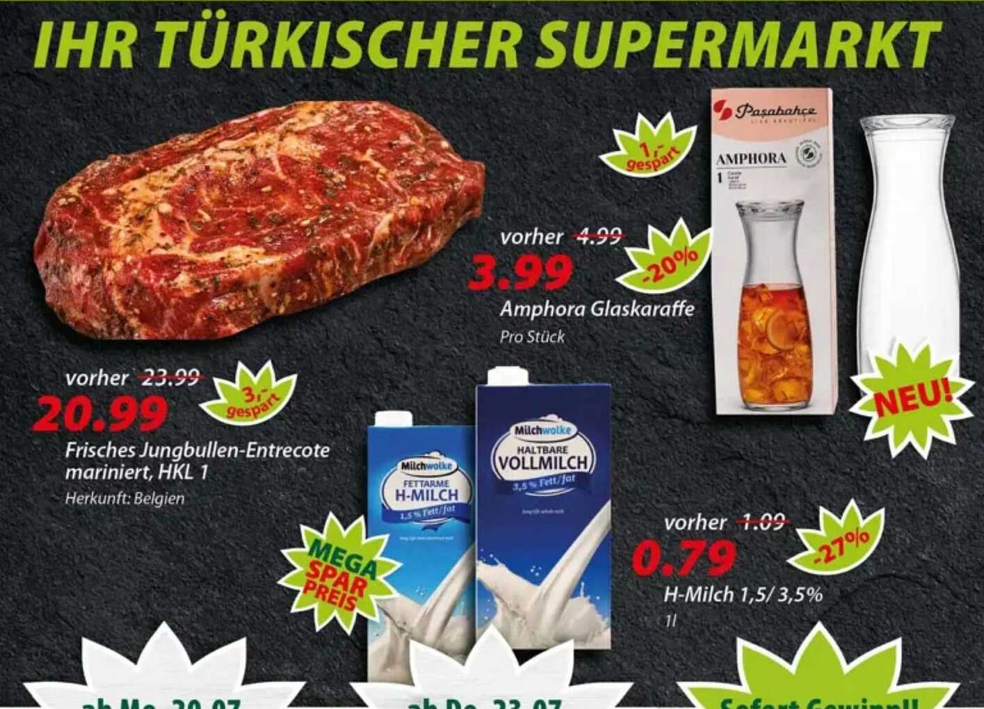 Frisches Jungbullen-Entrecote mariniert, HKL 1