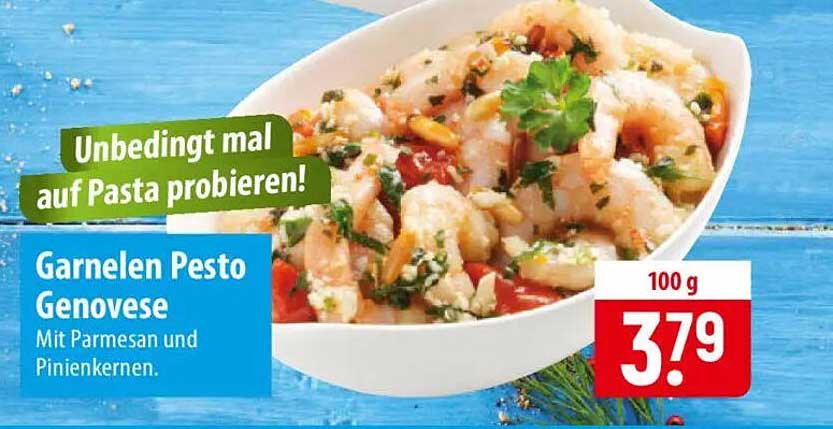 Garnelen Pesto Genovese