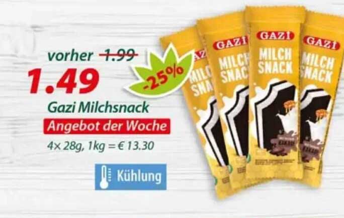 Gazi Milchsnack Angebot der Woche