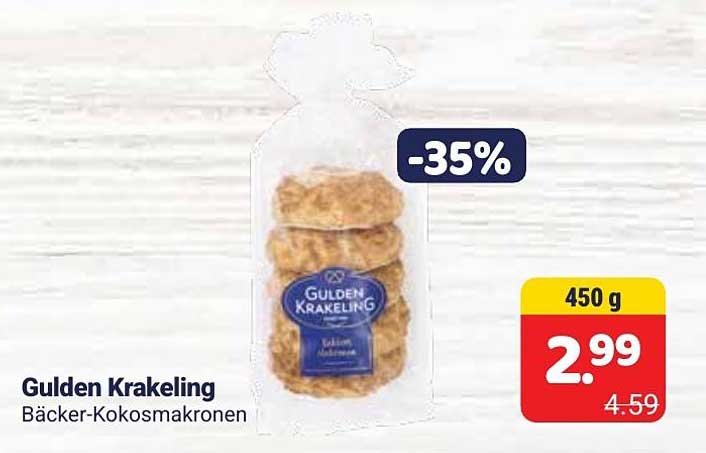 Gulden Krakeling Bäcker-Kokosmakronen