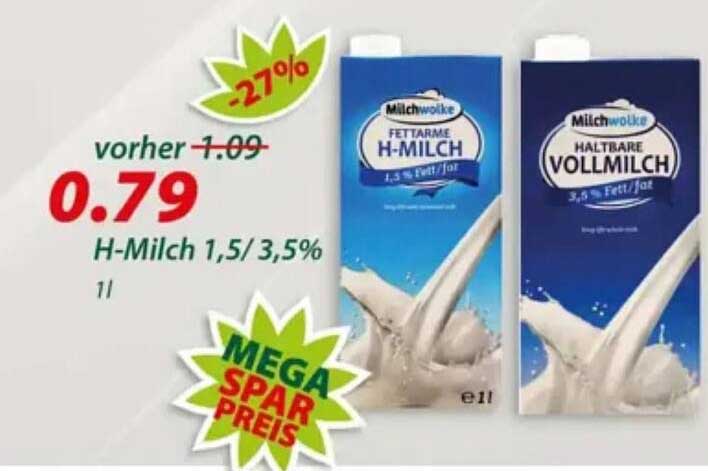 H-Milch 1,5/ 3,5% 1l