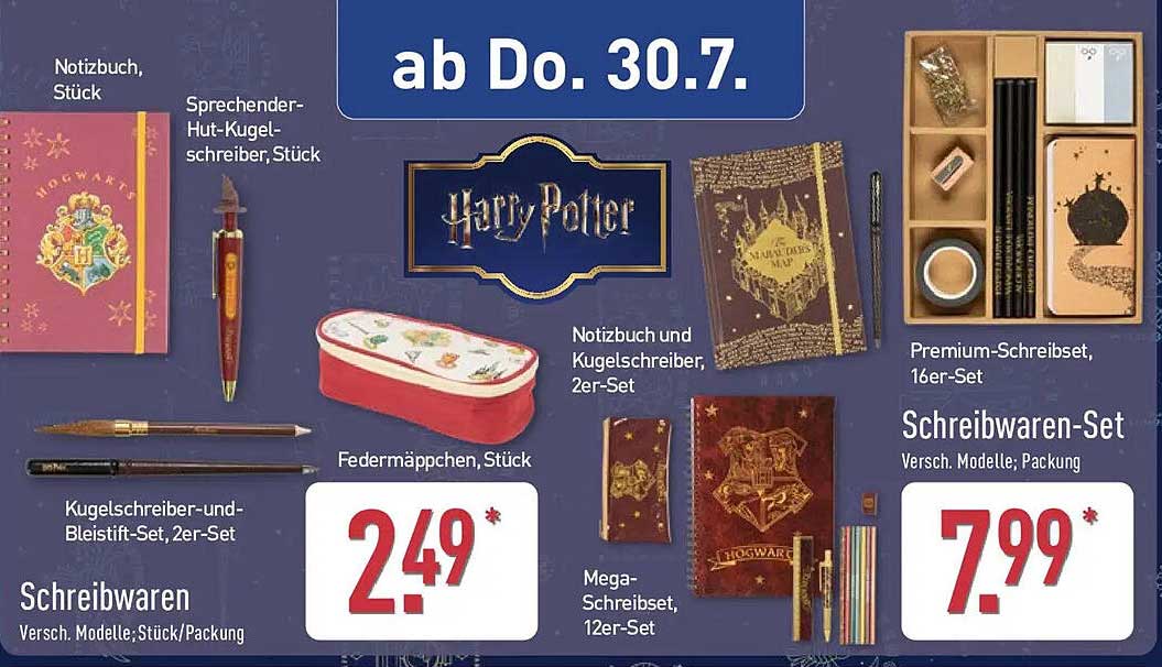 Harry Potter Schreibwaren-Set
