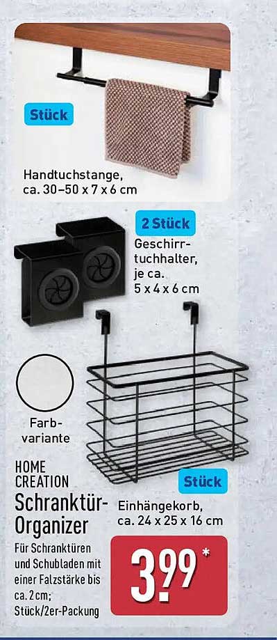 HOME CREATION Schranktür-Organizer