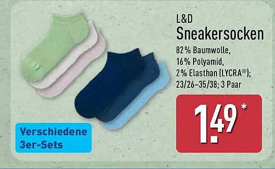 L&D Sneakersocken