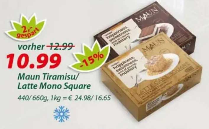 Maun Tiramisu/ Latte Mono Square