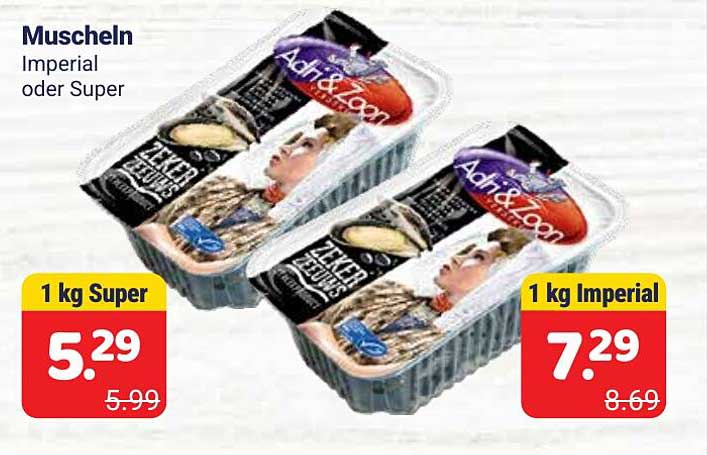Muscheln Imperial oder Super