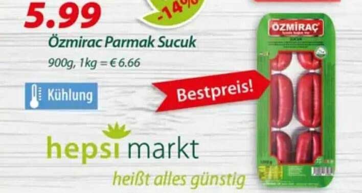 Özmirac Parmak Sucuk