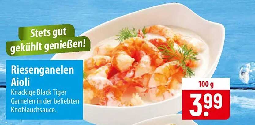 Riesengarnelen Aioli