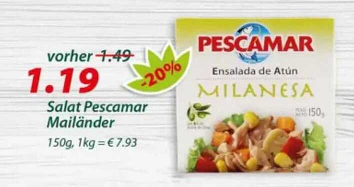 Salat Pescamar Mailänder