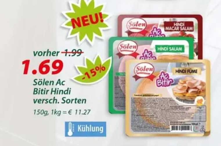 Sölen Ac Bitir Hindi versch. Sorten
