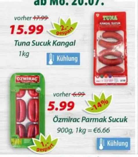 Tuna Sucuk Kangal 1kg