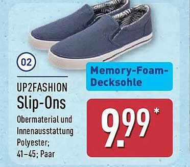 UP2FASHION Slip-Ons