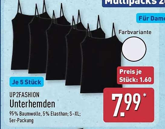 UP2FASHION Unterhemden