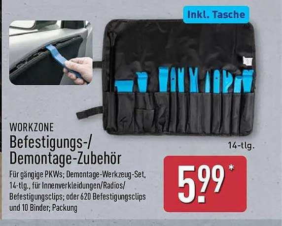 WORKZONE Befestigungs-/Demontage-Zubehör