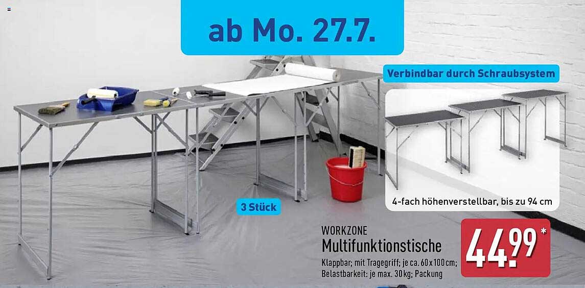 WORKZONE Multifunktionstische