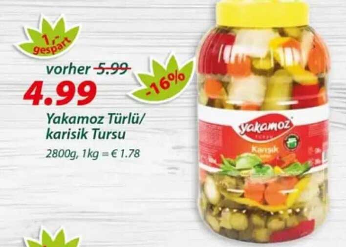 Yakamoz Türlü/ karisik Tursu