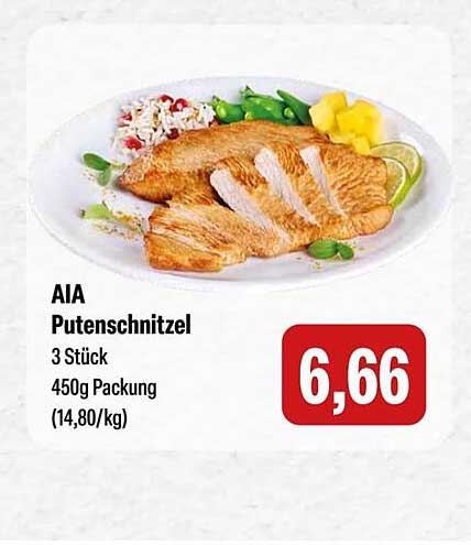 AIA Putenschnitzel 3 Stück 450g Packung