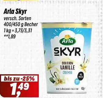 Arla Skyr - Verschiedene Sorten 400/450 g Becher