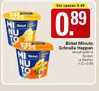 Birkel Minuto Schnelle Happen