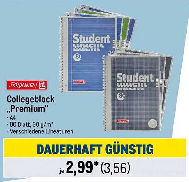 Collegeblock „Premium“