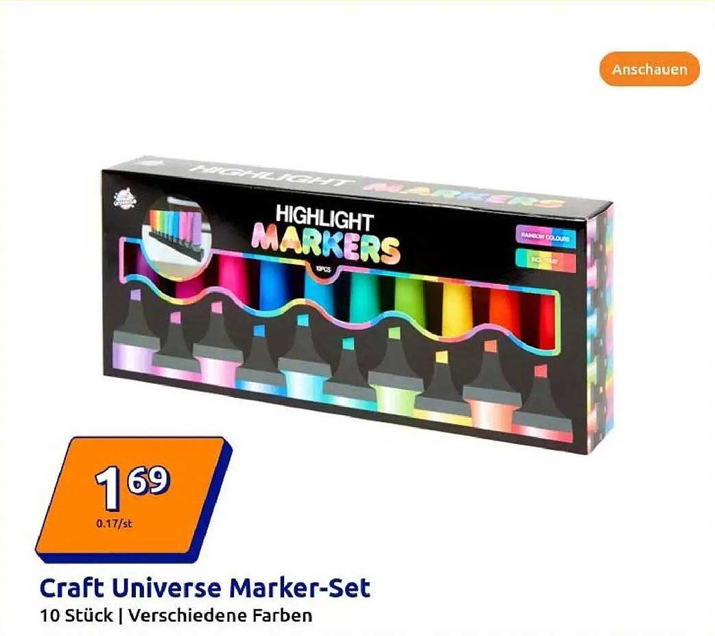 Craft Universe Marker-Set - 10 Stück | Verschiedene Farben