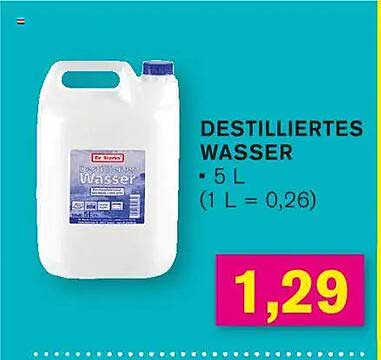 DESTILLIERTES WASSER - 5 L