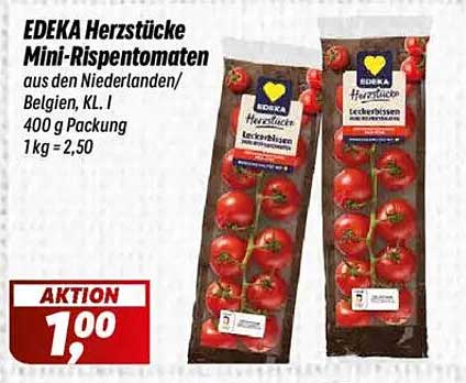 EDEKA Herzstücke Mini-Rispentomaten