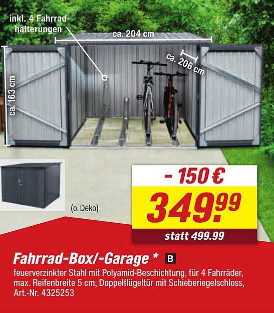 Fahrrad-Box/-Garage