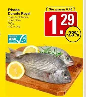 Frische Dorade Royal - ideal für Pfanne oder Ofen