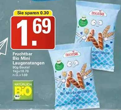 Fruchtbar Bio Mini Laugenstangen 90g
