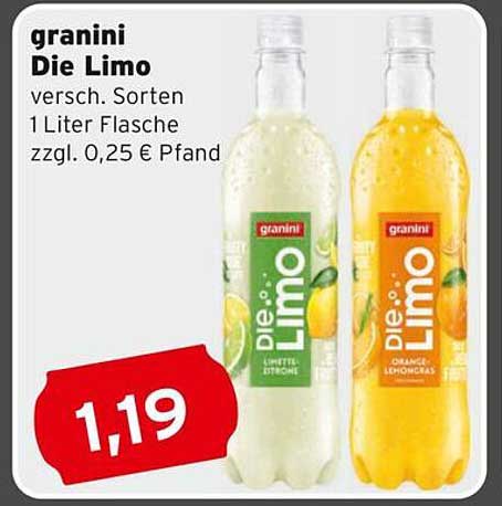 granini Die Limo - verschiedene Sorten