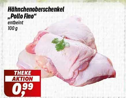 Hähnchenoberschenkel „Pollo Fino“ entbeint 100 g