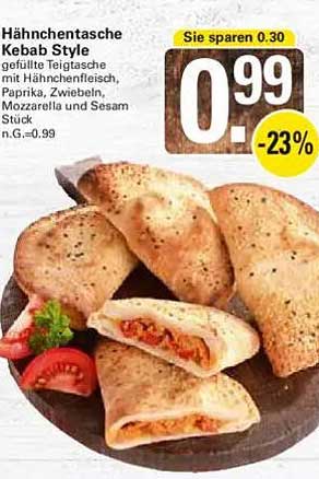 Hähnchentasche Kebab Style