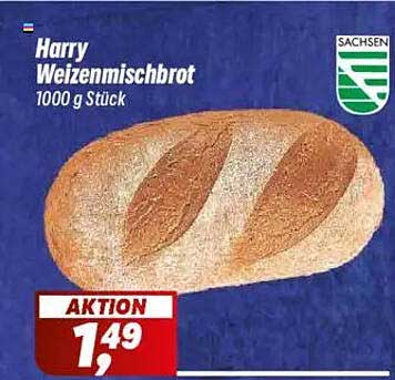 Harry Weizenmischbrot 1000 g Stück