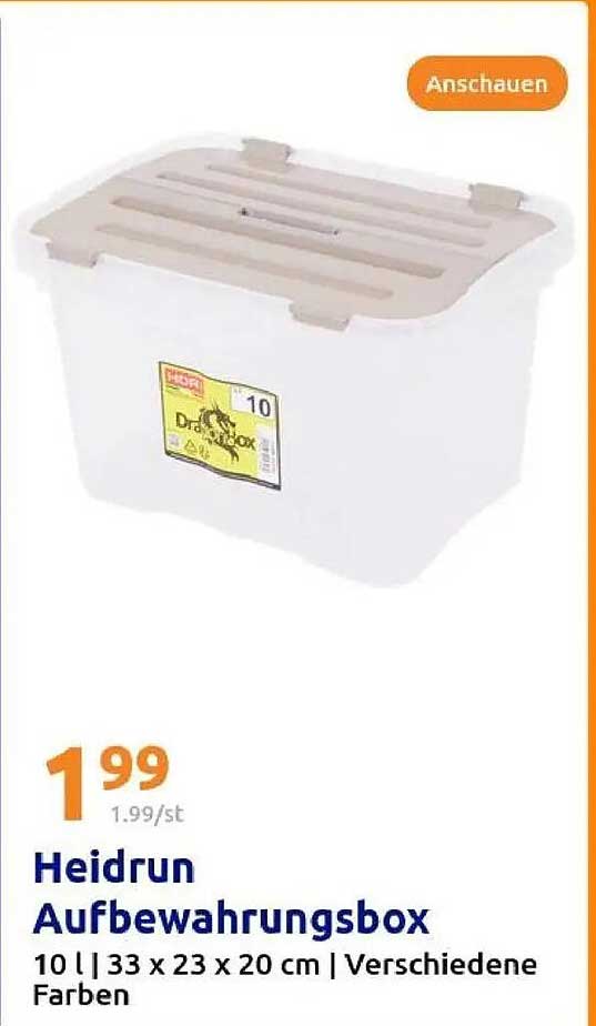 Heidruns Aufbewahrungsbox 10 L